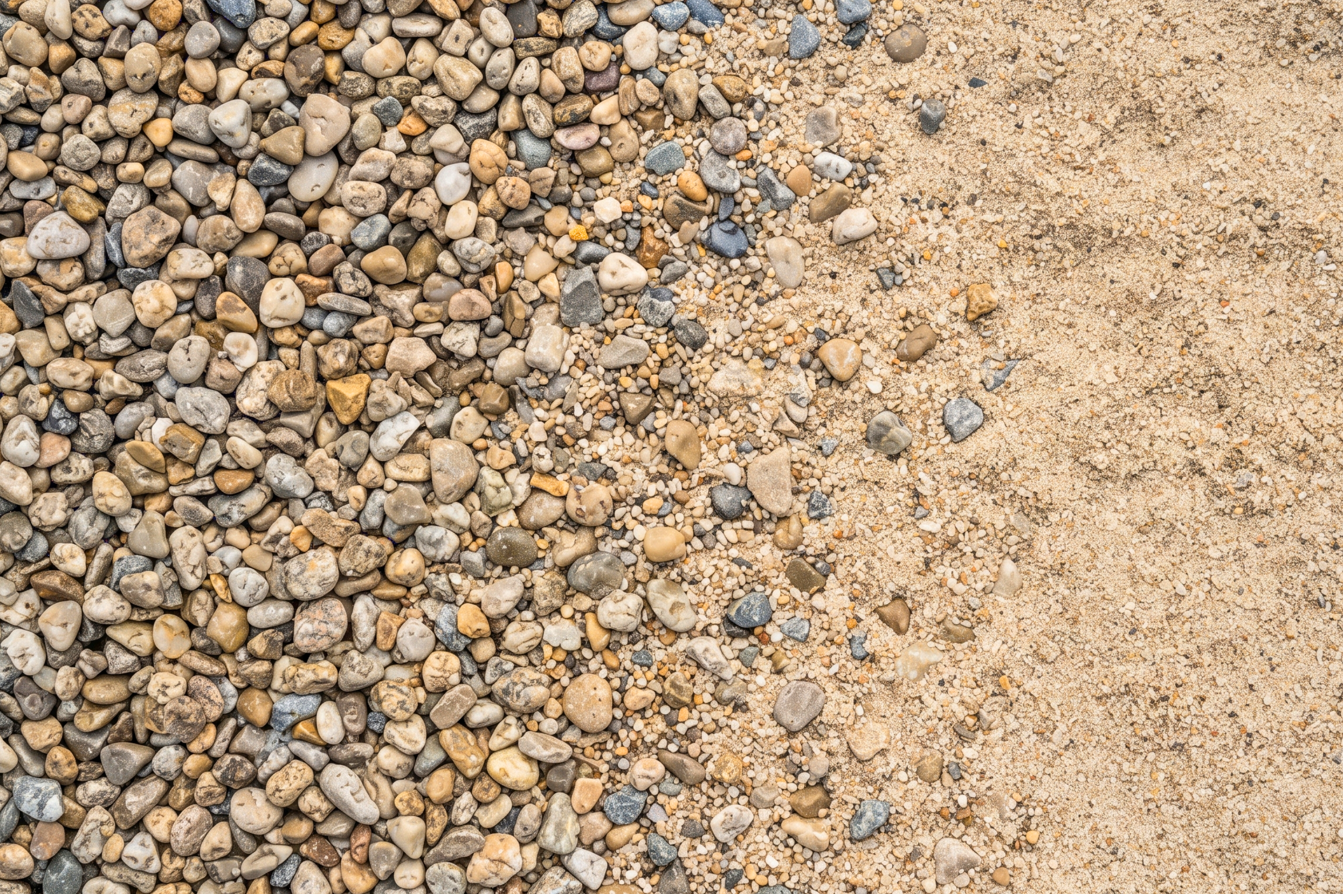 fine washed aggregate